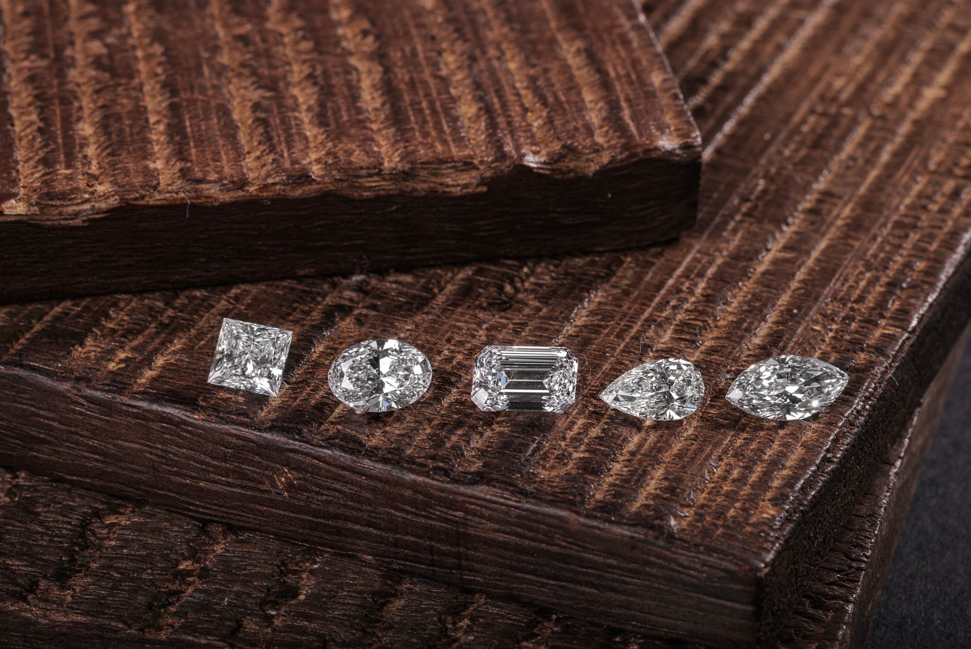 ラボグロウンダイヤモンド ルース プリンセスカット 0.5ct〜｜鑑定書